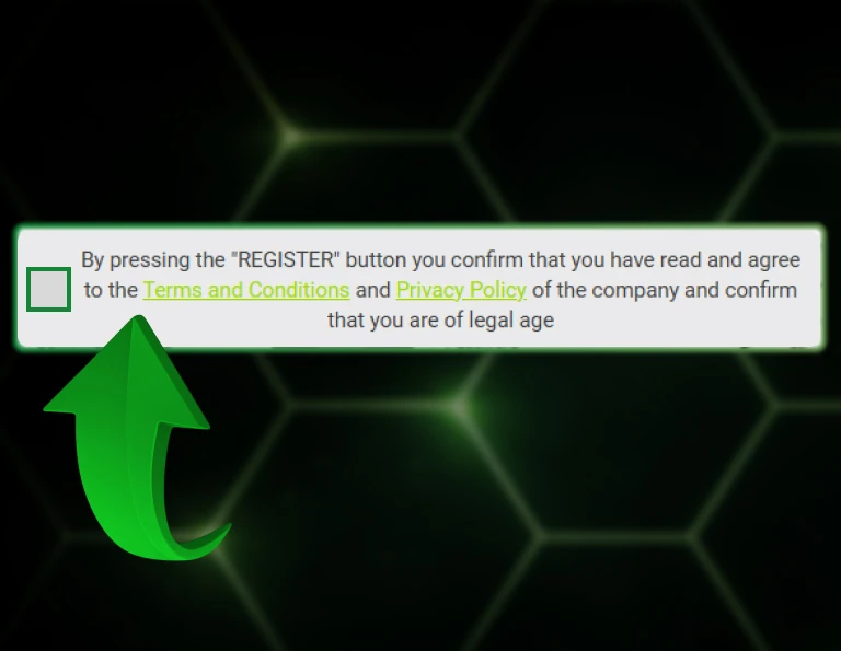 Accepting terms and conditions