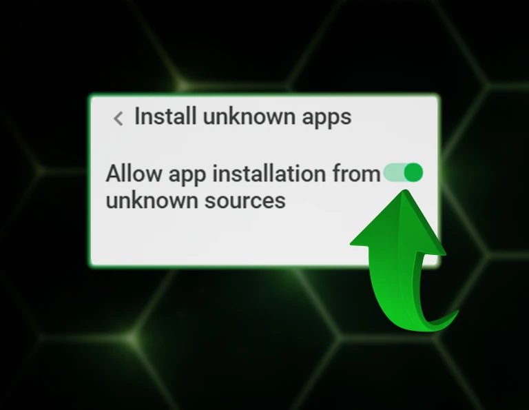 Enable unknown sources on Android