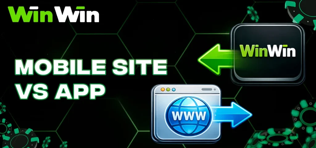 Comparison between the mobile website and app
