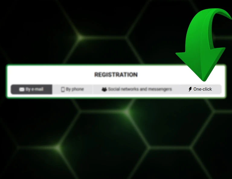 Selecting One-Click registration
