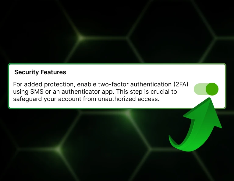 Account security verification setup